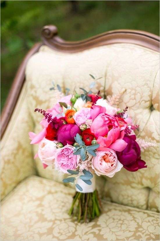 Bright and Colorful Wedding Bouquets for Summer