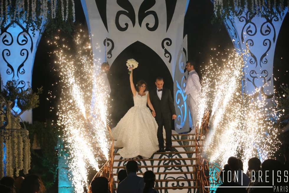 Majed and Rola Jarjoura's Volcanic Luxury Wedding