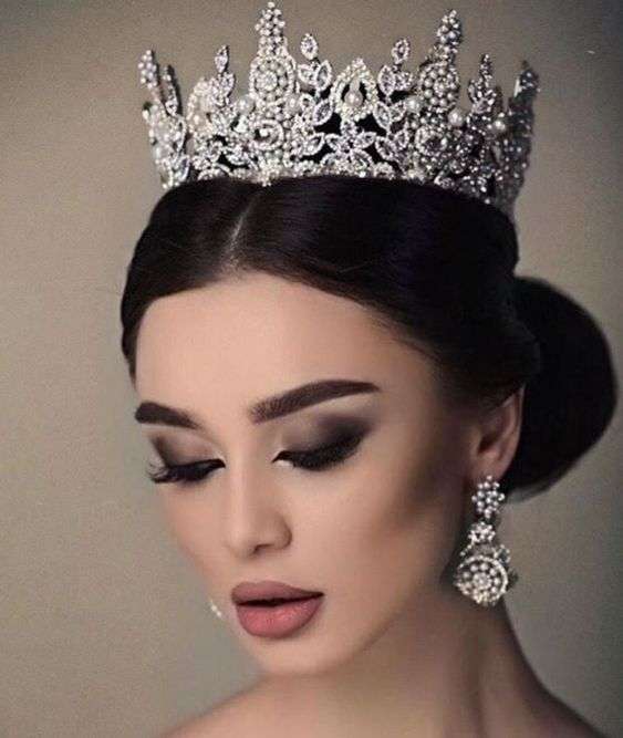 Bridal Hairstyle Ideas with Royal Tiaras