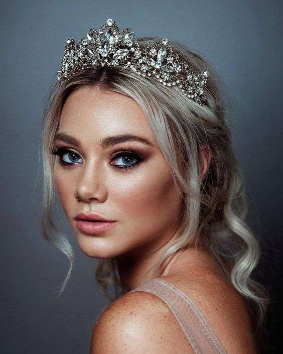 Bridal Hairstyle Ideas with Royal Tiaras