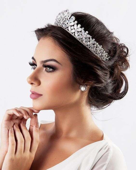 Bridal Hairstyle Ideas with Royal Tiaras