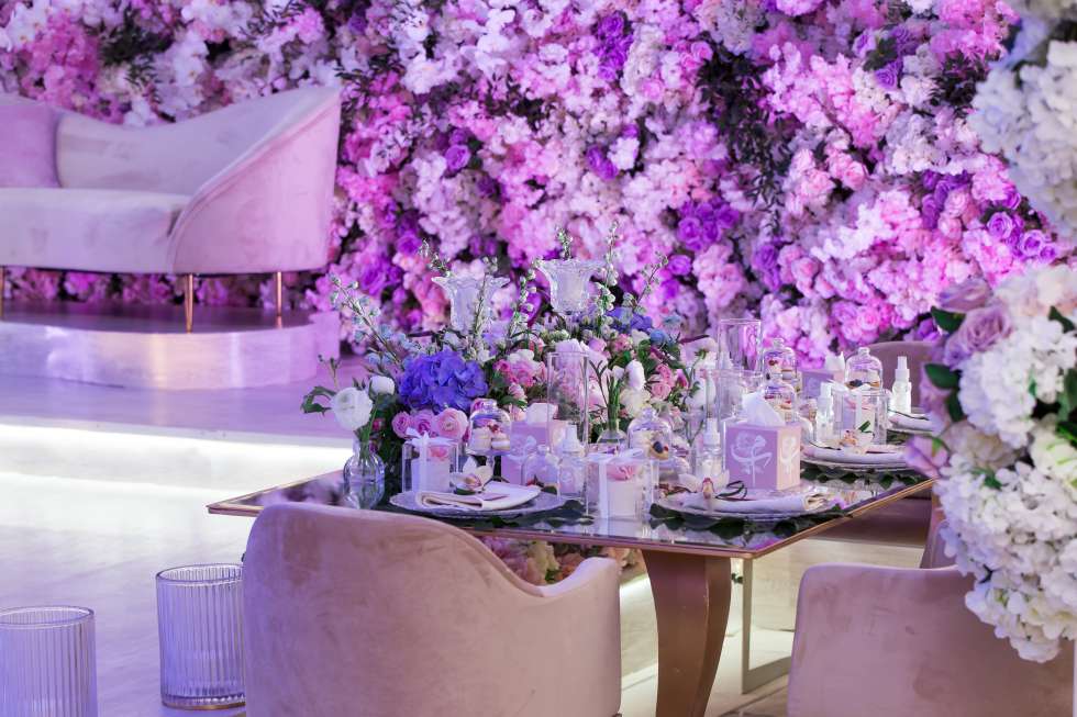 A Whimsical Purple Wedding in Qatar
