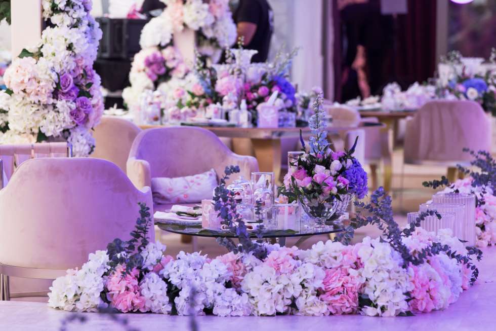 A Whimsical Purple Wedding in Qatar