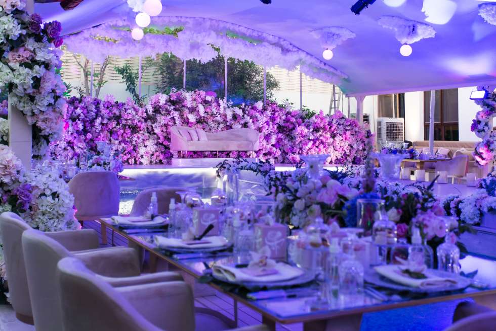 A Whimsical Purple Wedding in Qatar