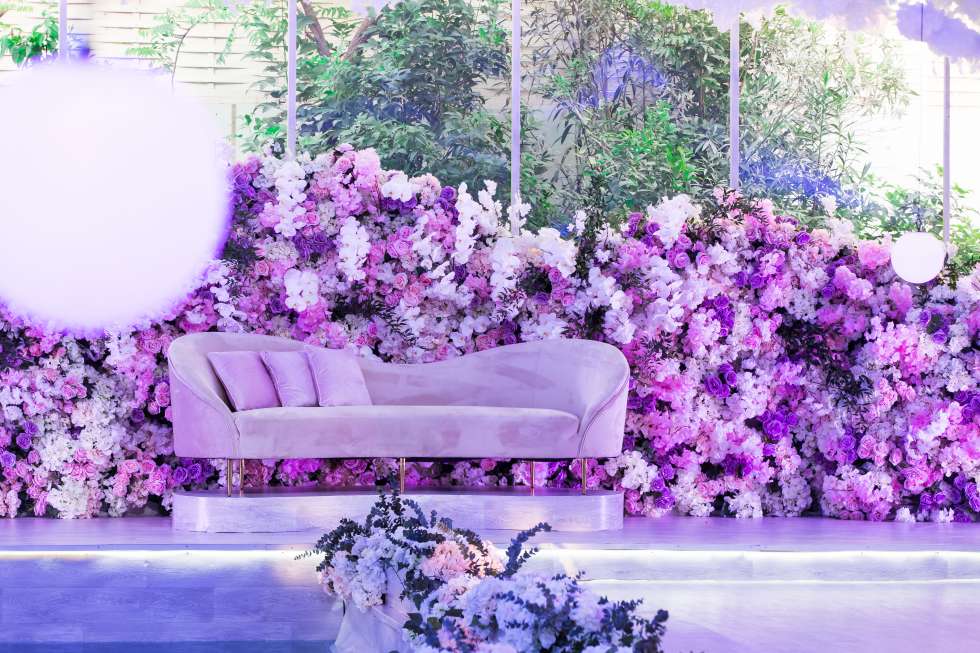 A Whimsical Purple Wedding in Qatar