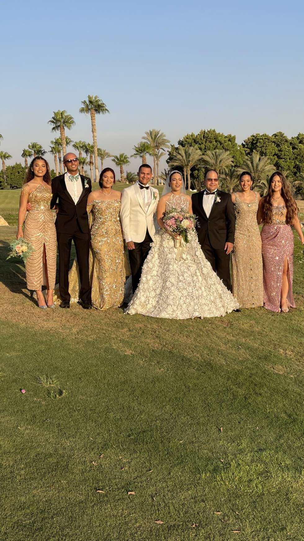 حفل زفاف فني مليء بالألوان في مصر 