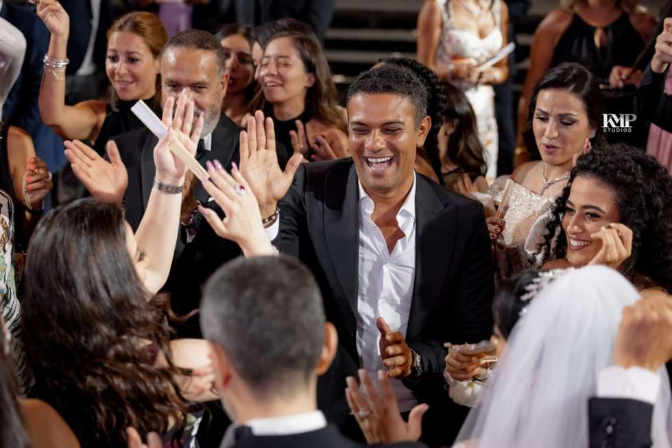 حفل زفاف مليء بالنجوم في مصر 