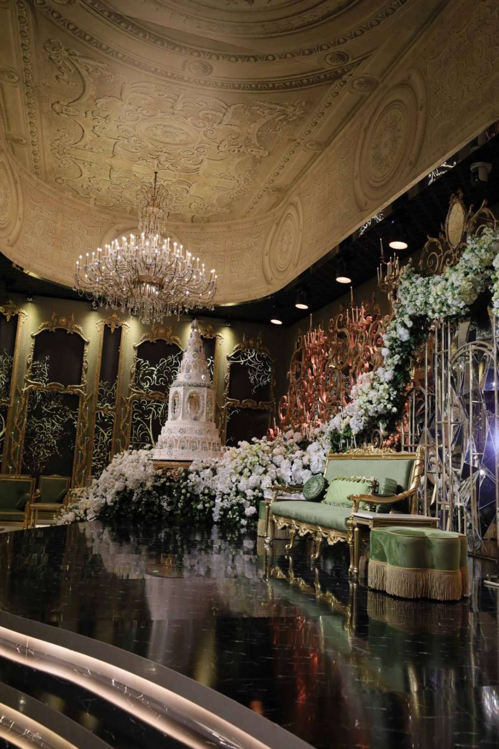 An Opulent Magical Garden Wedding in Doha