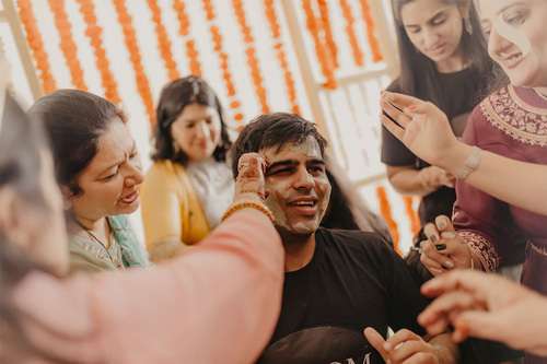 A Fun Colorful Indian Wedding in Dubai