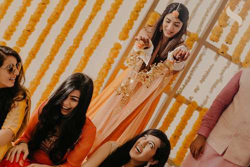 A Fun Colorful Indian Wedding in Dubai