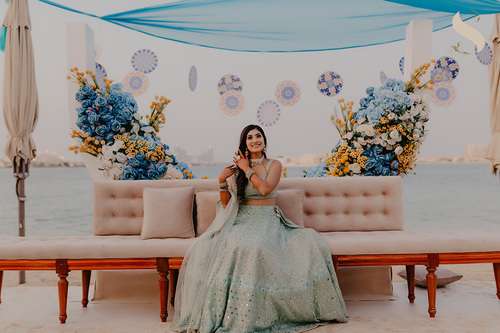 A Fun Colorful Indian Wedding in Dubai