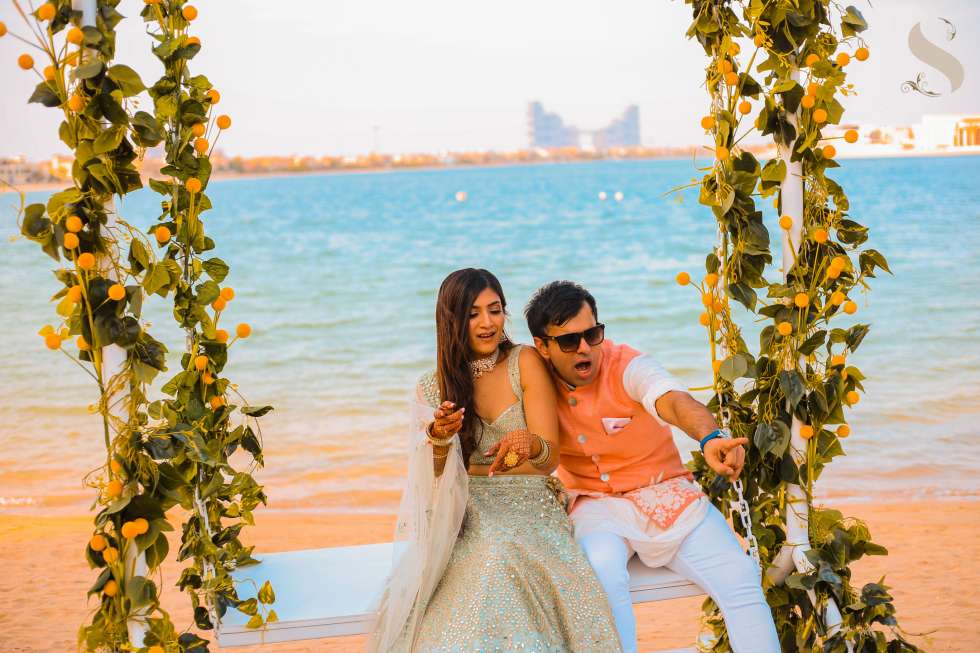 A Fun Colorful Indian Wedding in Dubai