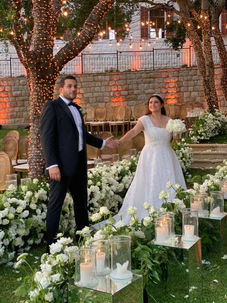 A Rose Ombre Wedding in Lebanon