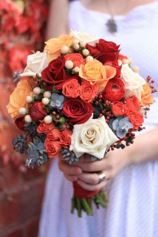 30 Lovely Fall Wedding Bouquets