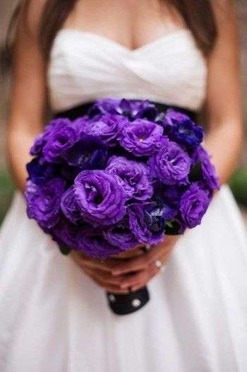 Your Wedding in Colors: Plum and Navy Blue