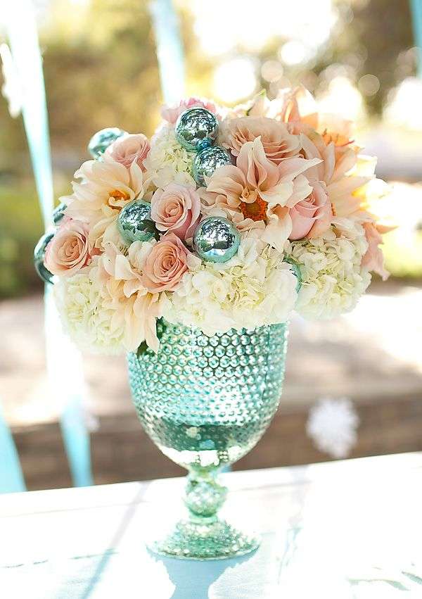 Your Wedding in Colors:  Peach and Blue