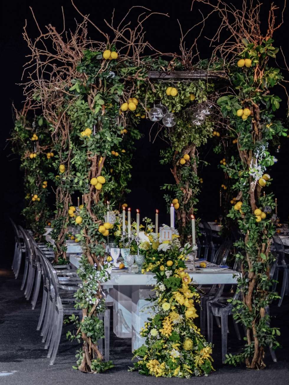 حفل زفاف من وحي صقلية في عمّان