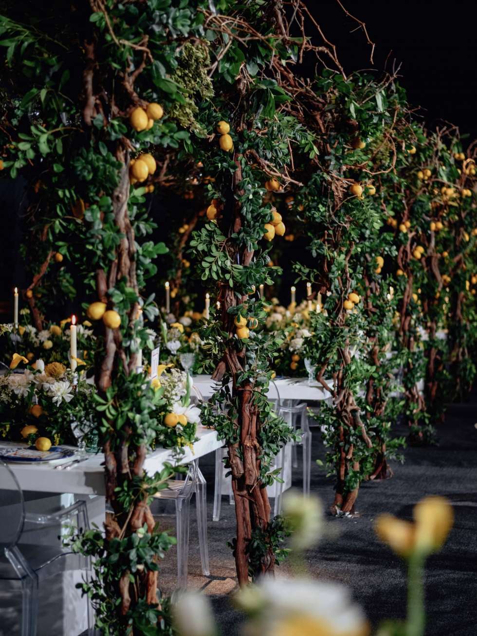 حفل زفاف من وحي صقلية في عمّان