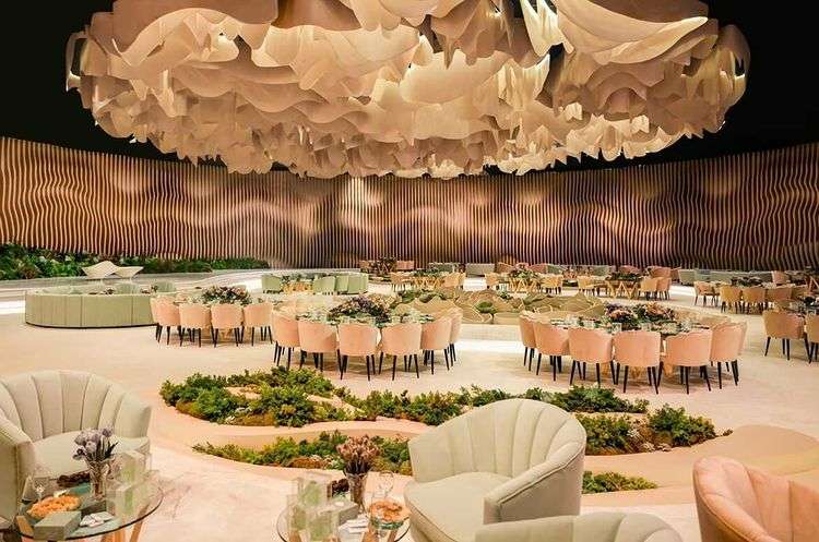 A Desert Wedding Theme in Doha