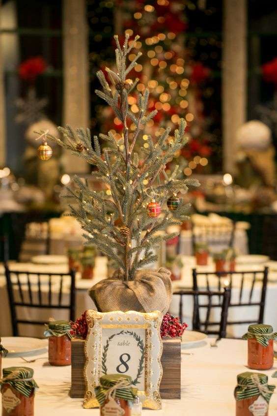 Christmas Wedding Centerpieces to Inspire You