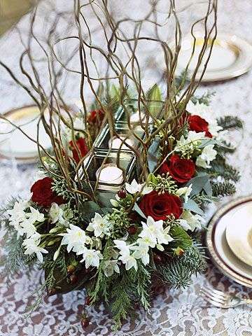 Christmas Wedding Centerpieces to Inspire You