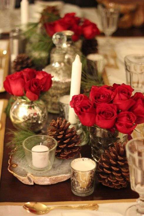 Christmas Wedding Centerpieces to Inspire You