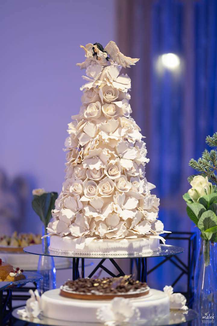 حفل زفاف من وحي عيد الميلاد في لبنان