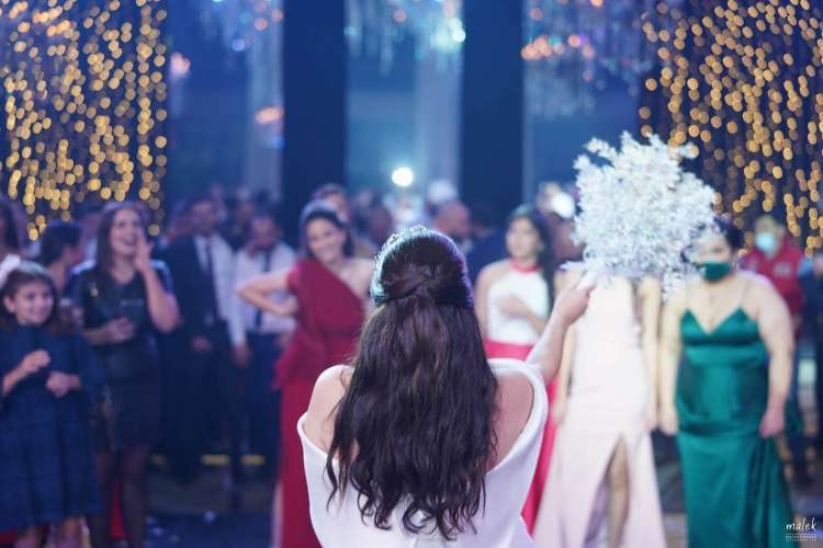 حفل زفاف من وحي عيد الميلاد في لبنان