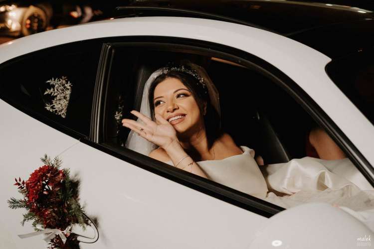 حفل زفاف من وحي عيد الميلاد في لبنان 