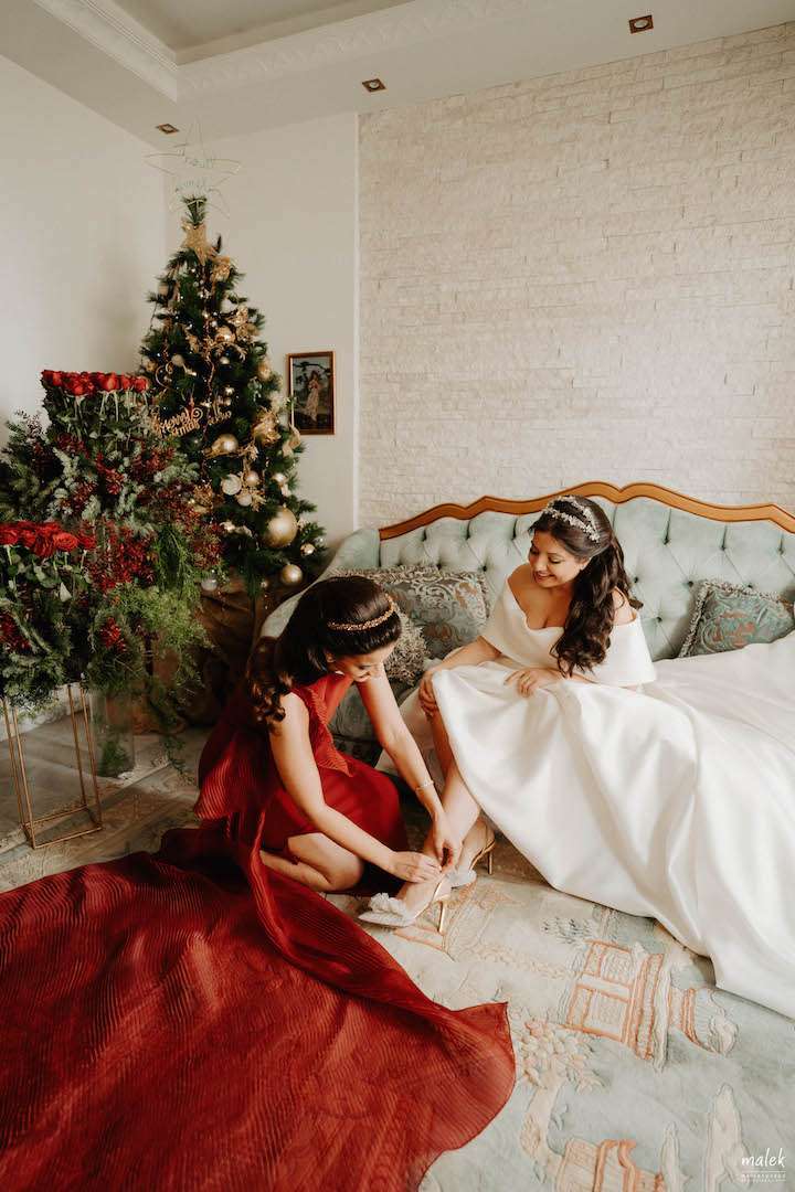 A Festive Elegant Christmas Wedding in Lebanon