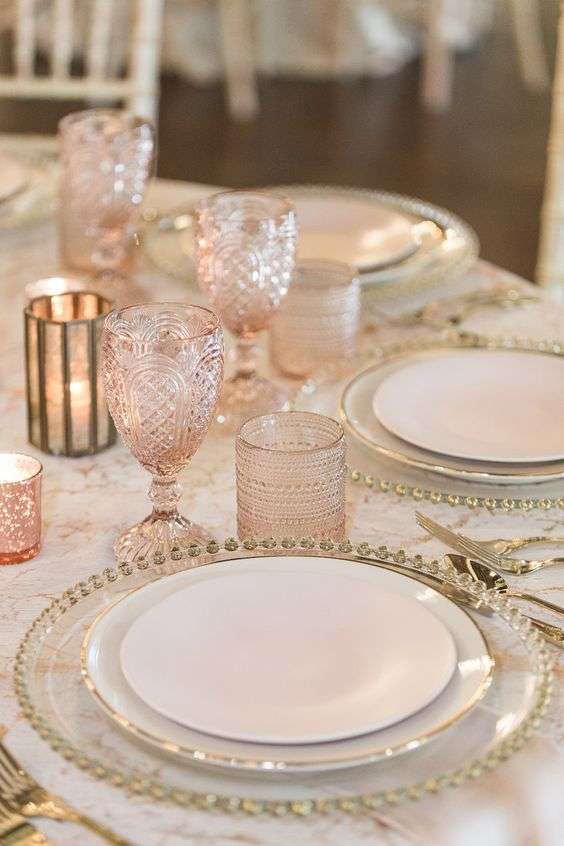 A Fabulous Rose Gold Wedding Theme