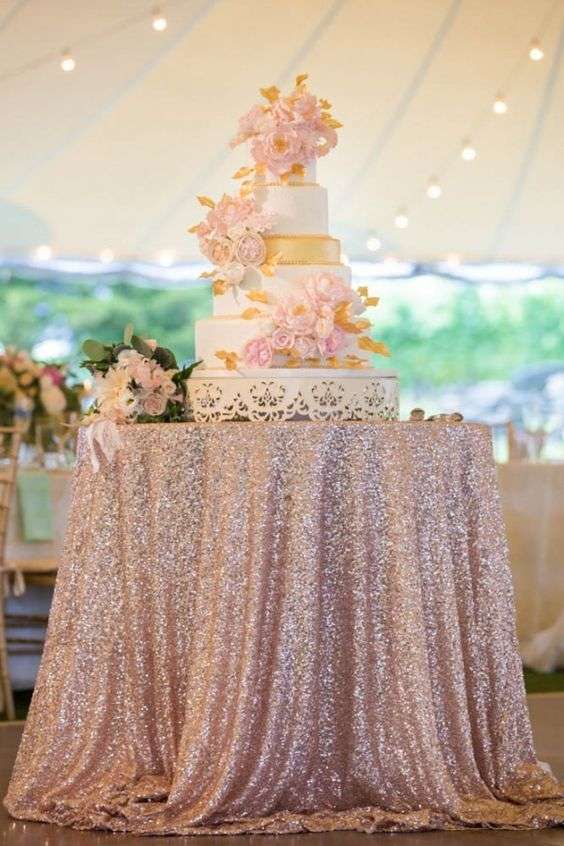 A Fabulous Rose Gold Wedding Theme