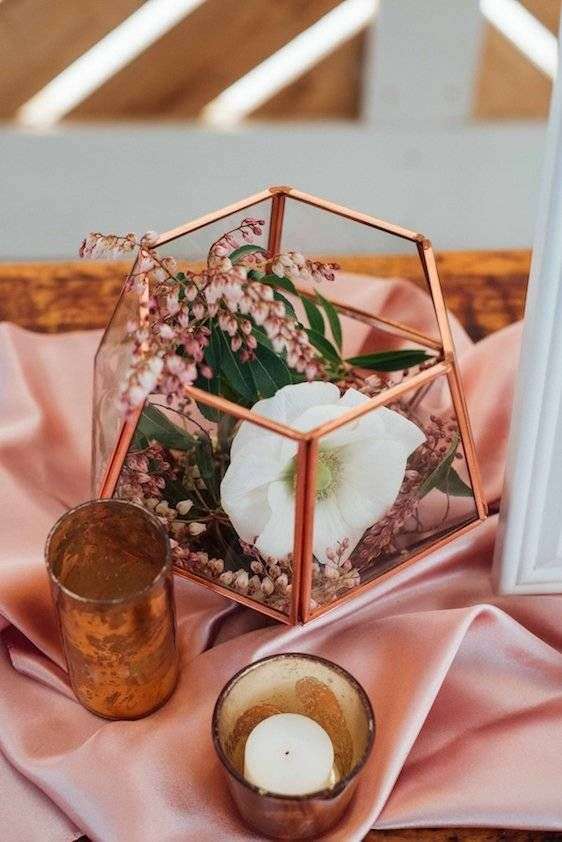 A Fabulous Rose Gold Wedding Theme