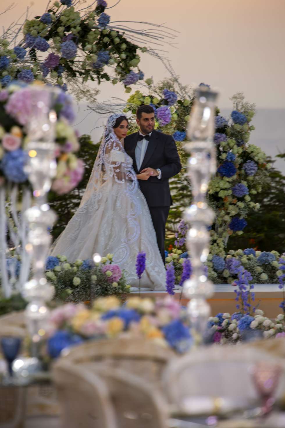 A Lake Como Wedding Theme at The Dead Sea