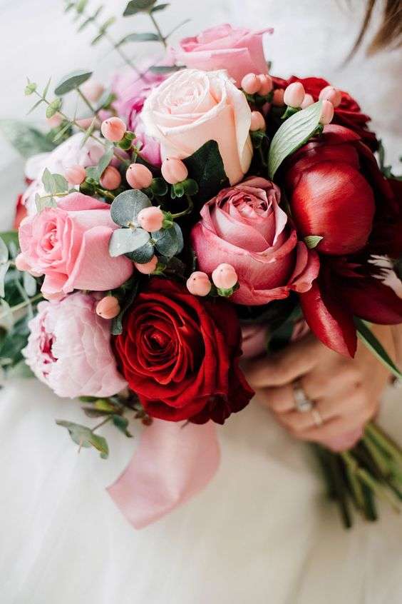 Valentine’s Day Inspired Bridal Bouquet