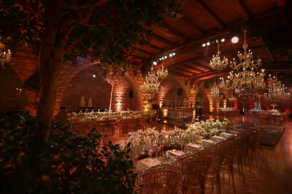 حفل زفاف كلاسيكي أنيق في لبنان 