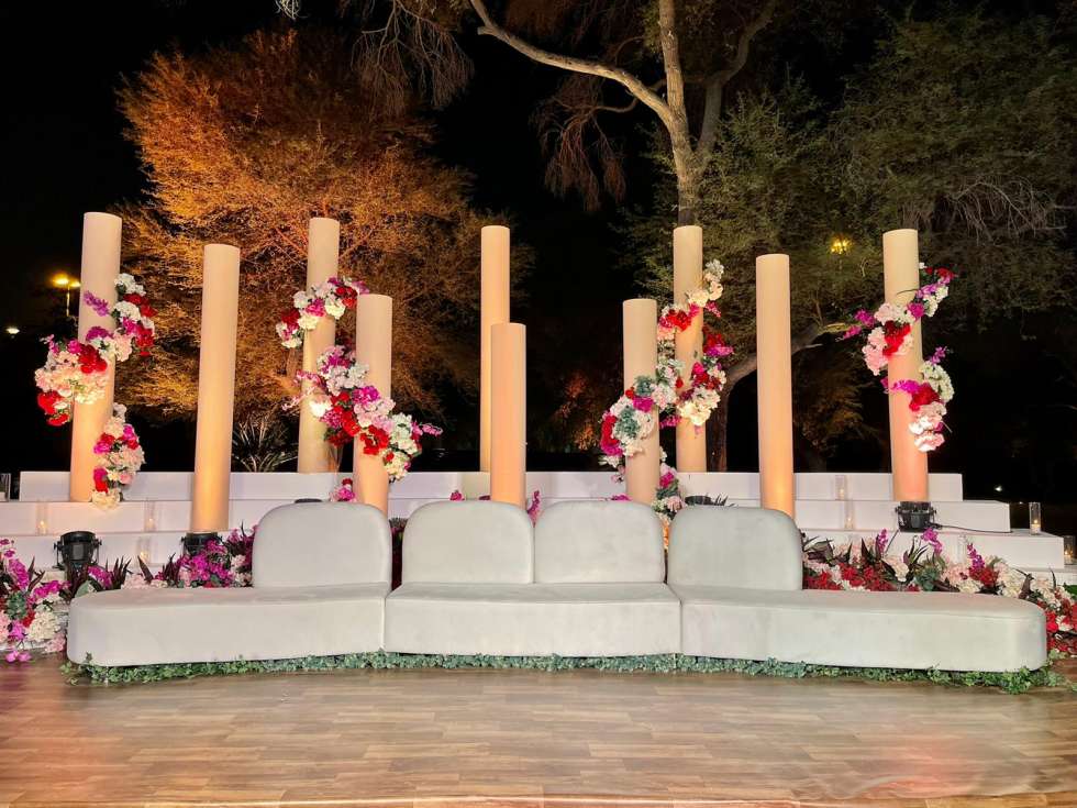 A Cylindrical Wedding in Doha