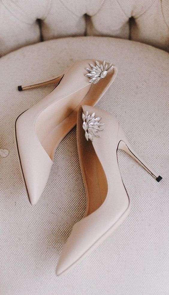 Bridal Shoe Trend: Nude Colored Heels