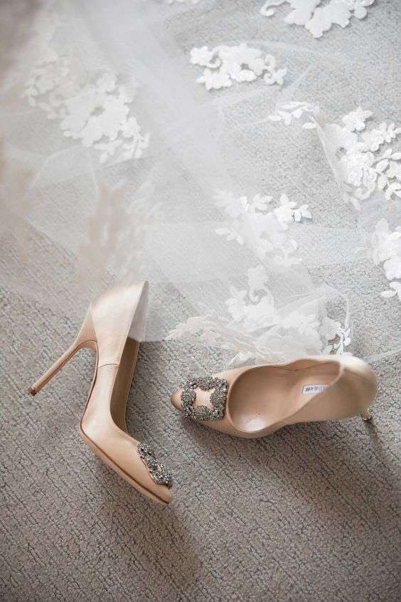 Bridal Shoe Trend: Nude Colored Heels