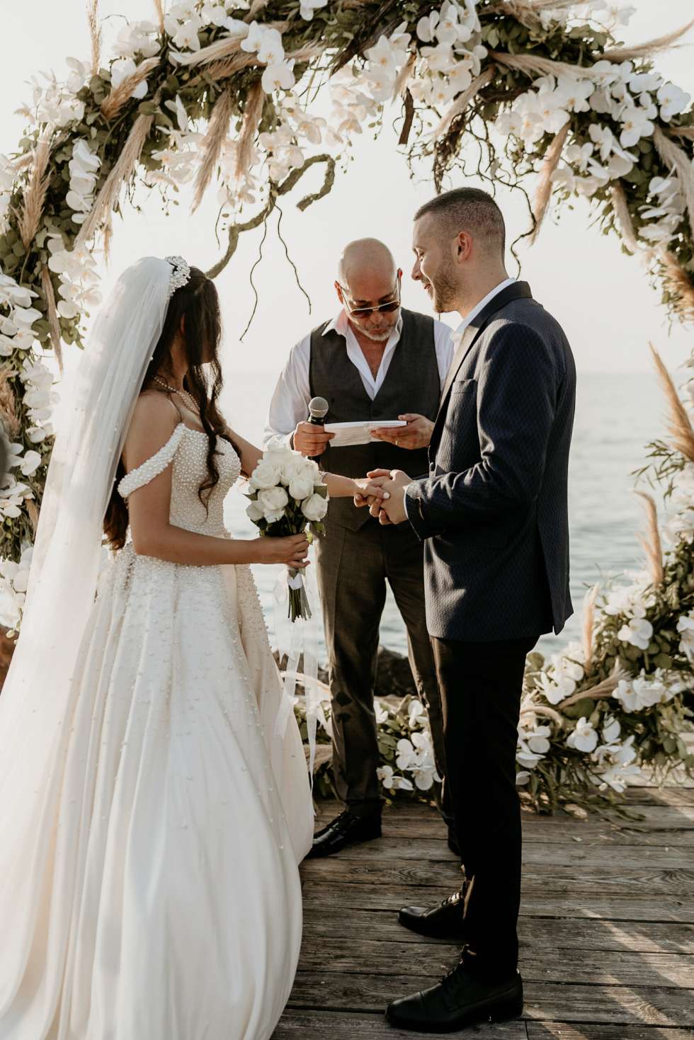 Maysoon and Mustafa's vows