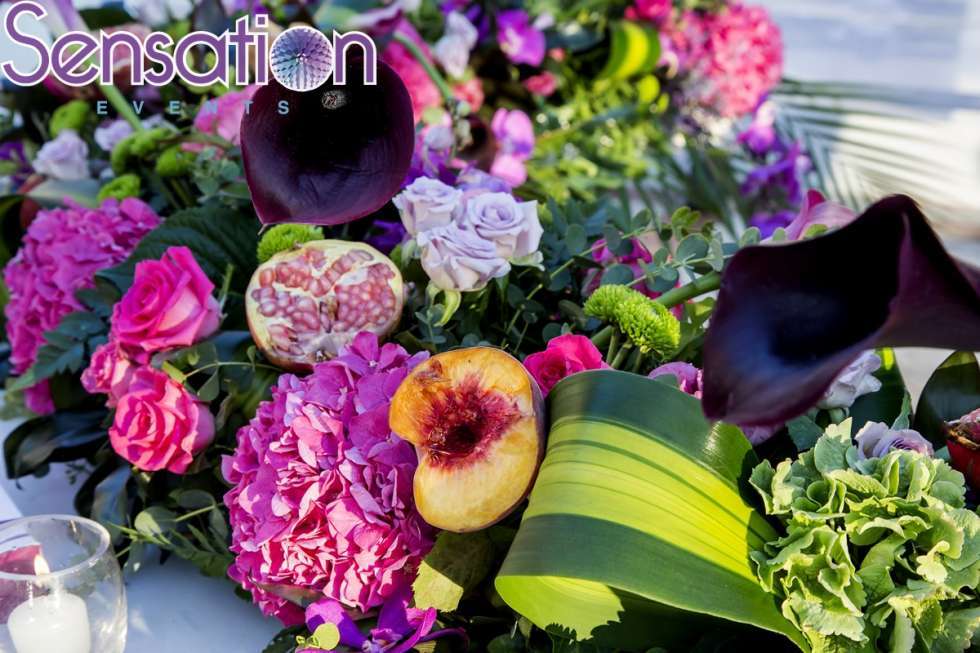 An Exotic Sunset Fruit Wedding by Sensation Events