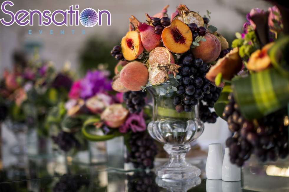 An Exotic Sunset Fruit Wedding by Sensation Events
