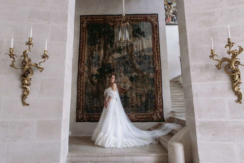 Rita and Darius' Enchanting French Chateau Wedding
