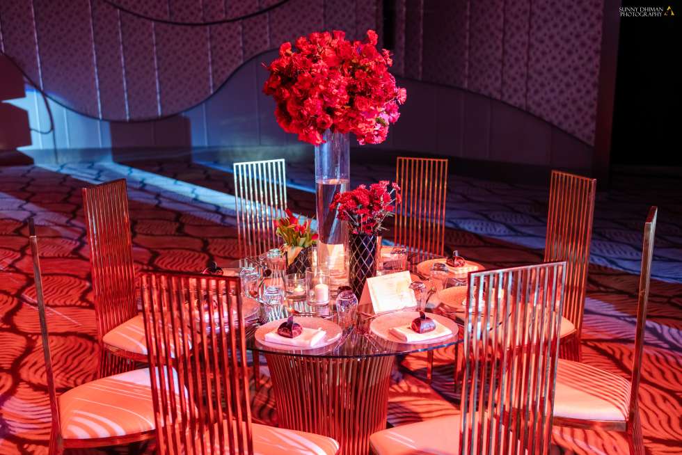 A Romantic Red Wedding in Dubai