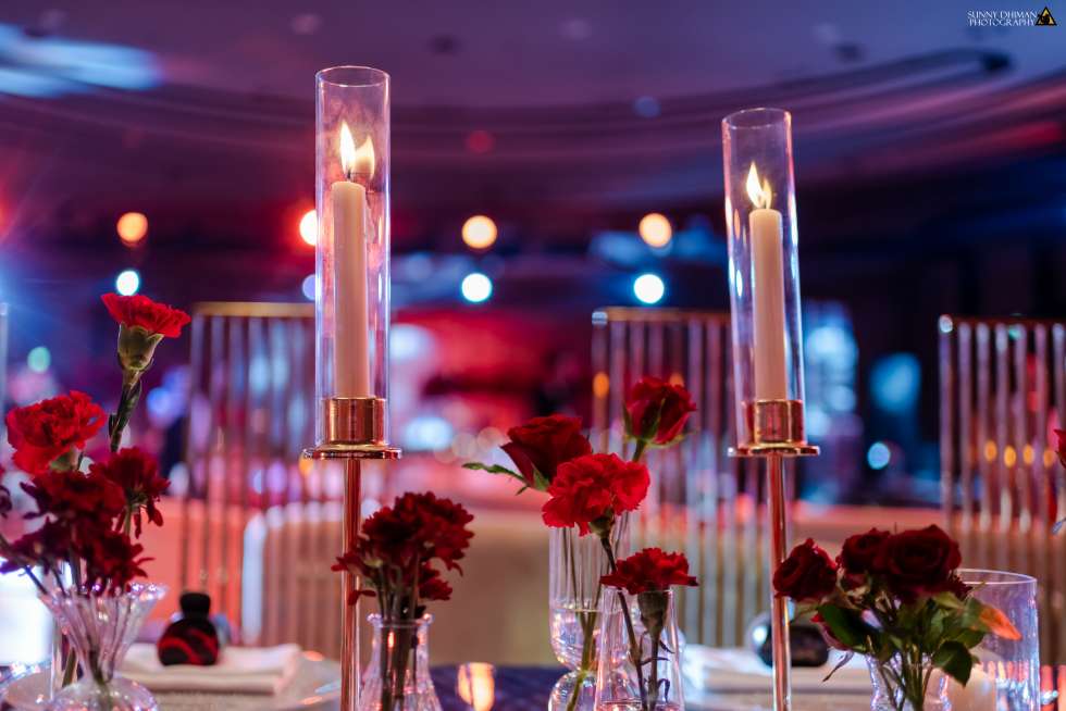 A Romantic Red Wedding in Dubai