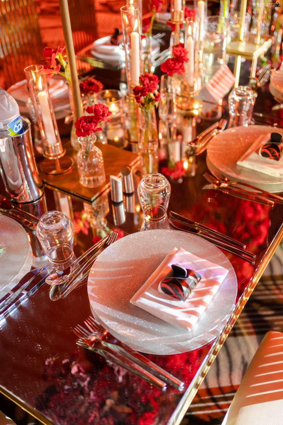 A Romantic Red Wedding in Dubai