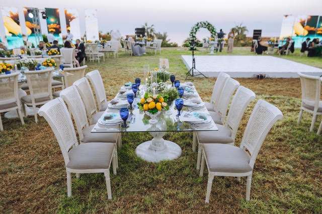 حفل زفاف في الحديقة في البحر الميت 