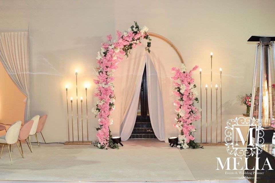 A Pink Garden Wedding in Doha