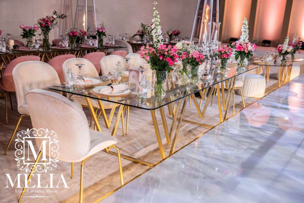 A Pink Garden Wedding in Doha