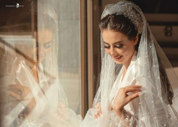 A Gold and Blush Wedding in Syria